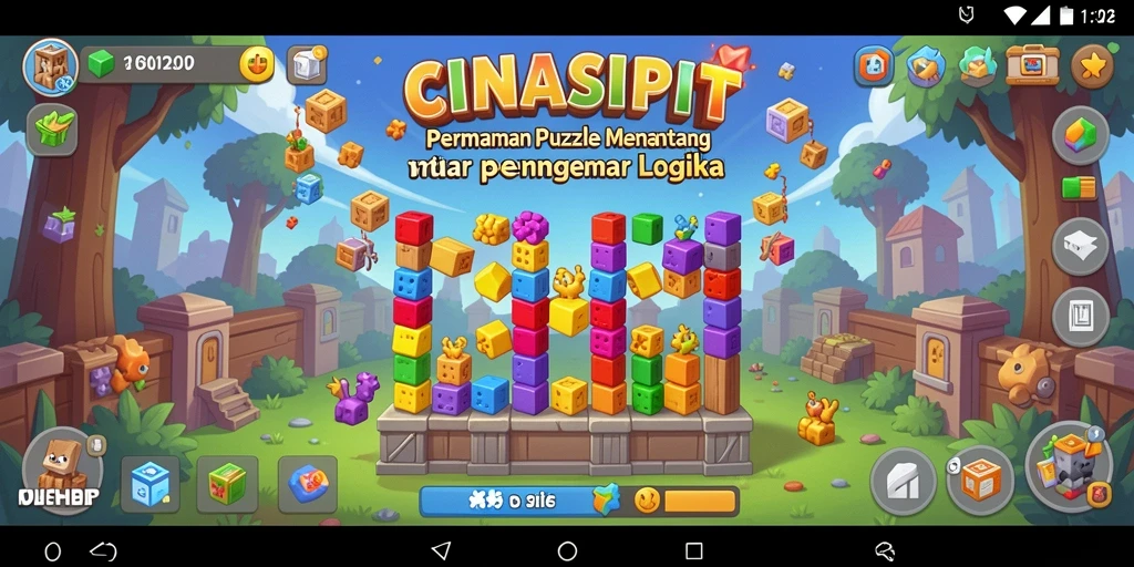 Tampilan gameplay menantang dari CINASIPIT dalam kategori Puzzle.