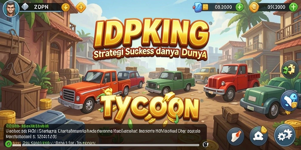 Tampilan gameplay menarik yang menunjukkan strategi bisnis di <strong>IDPKING</strong>.