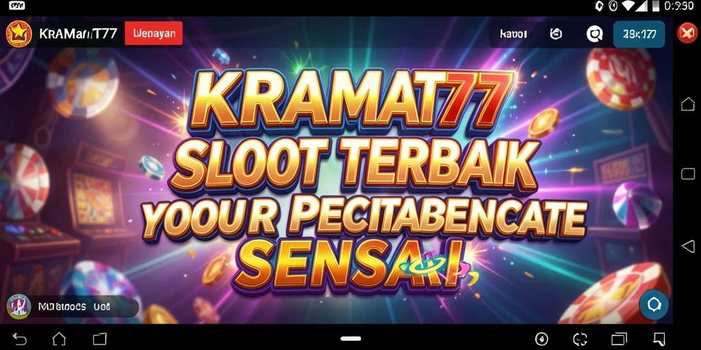 Tampilan gameplay KRAMAT77 yang menegangkan dan seru.
