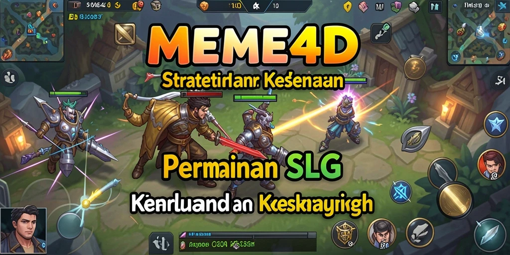Screenshot gameplay MEME4D menunjukkan aksi seru dan strategi mendalam.
