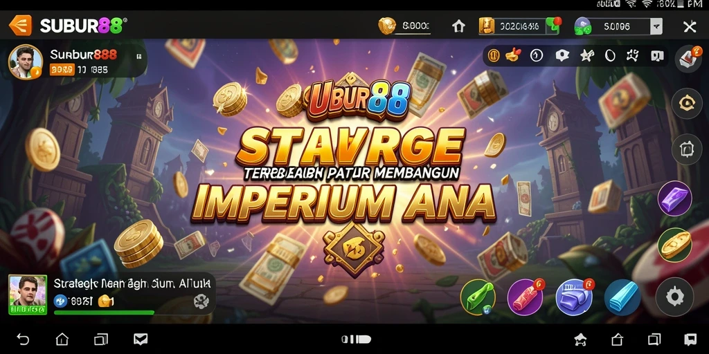 Screenshot gameplay SUBUR88 dengan strategi mendalam dan taktik canggih.