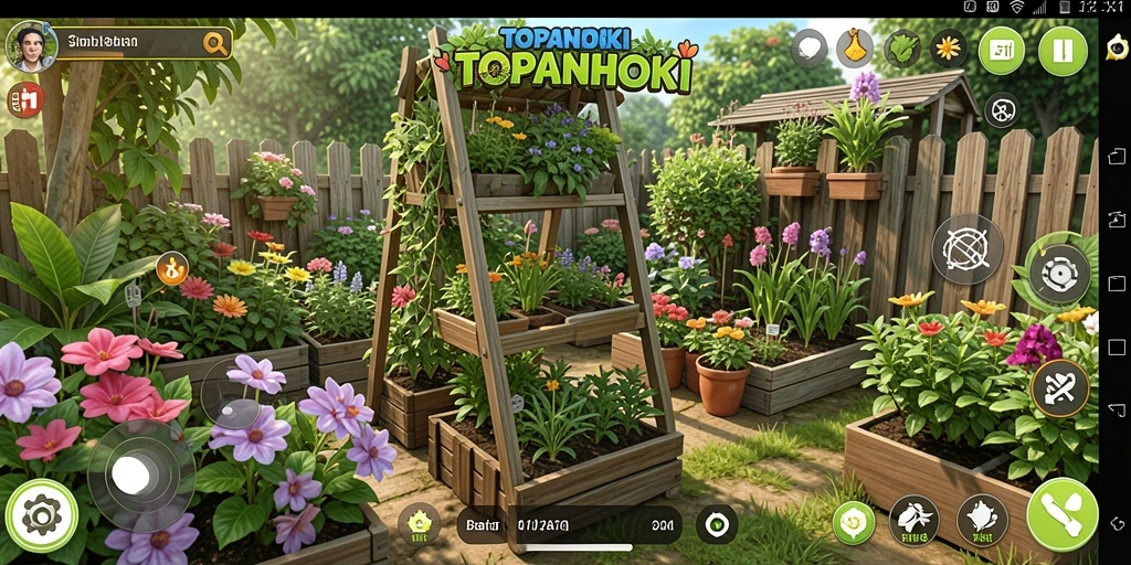 Gameplay TOPANHOKI yang menarik dan penuh warna.