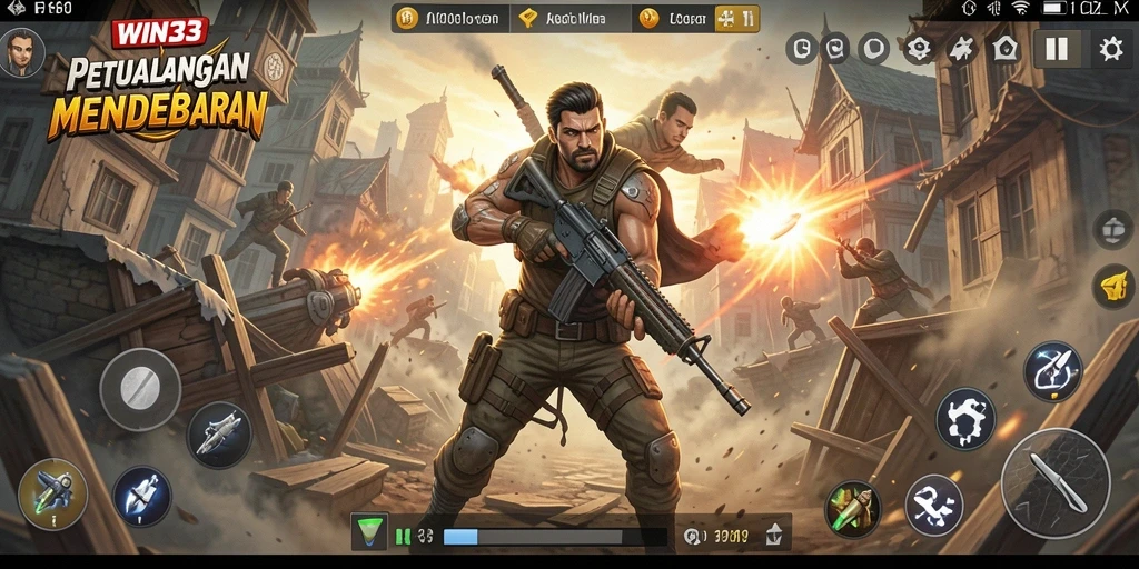 Tampilan gameplay mendebarkan dari WIN33 dalam aksi.